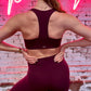 Sara Airweight Bra in Dark Cherry
