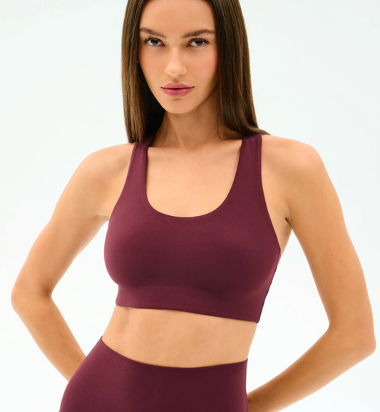 Sara Airweight Bra in Dark Cherry