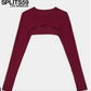 Amelia Shrug in Dark Cherry