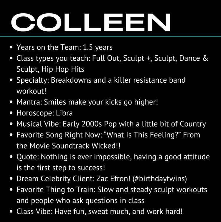 Tier 3: Colleen