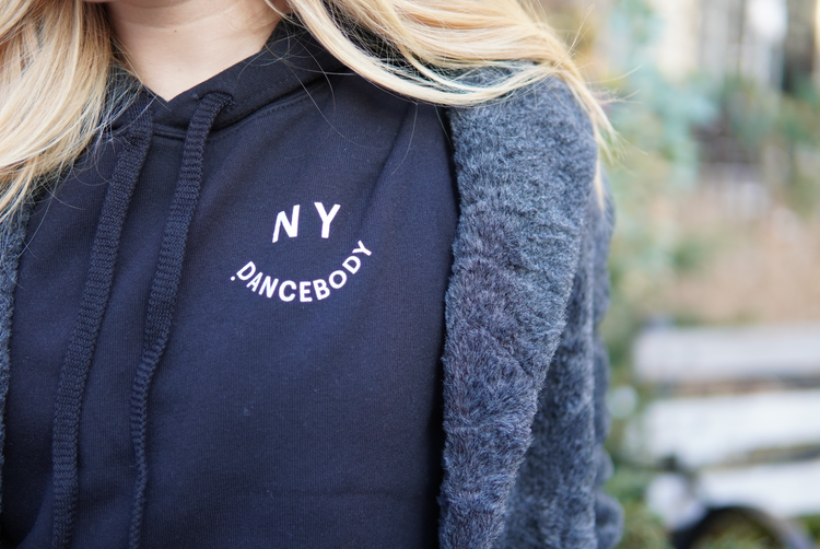 The DanceBody NY Crop Hoodie (6723423076410)